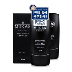 무칸 옴므 비타 워터 썬젤, 50ml, 2개입