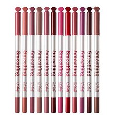 [독일] Homyl 12 Colours Lip Liner Waterproof Lip Liner Lip Pencil Lip Liner Pencil Waterproof and Long, 단일상품, 단일상품