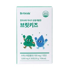 브릿키즈 어린이 호흡기 유산균, 1개, 30정