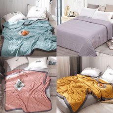 시원한 차렵 이불 부드러운 간절기 침구 4칼라 실속형