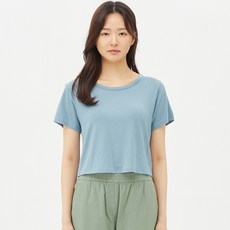 {백화점 정품} 탑텐 여성 모달 스판 U넥 반팔 티 MSE2TS2005 24 SS 179901 - 탑텐u넥