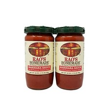 Rao's Homemade Marinara Tomato Sauce 라오스 홈메이드 마리라나 토마토 소스 28oz(790g) 2팩, 1.75 Pound Pack of 2
