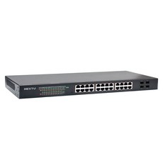 넥스트유 NEXT-POE2444-SFP 24포트 기가비트 POE＋ 4SFP 스위칭허브