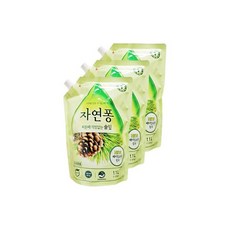 엘지 자연퐁 스팀워시 주방세제 레몬향 750ml 3개