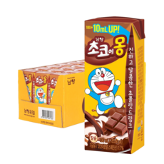 초코에몽 180+10ml x 24개입 초코우유 어린이 간식 우유