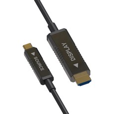 USB C타입 to HDMI 2.0 AOC 광케이블 30M CL155, 1개