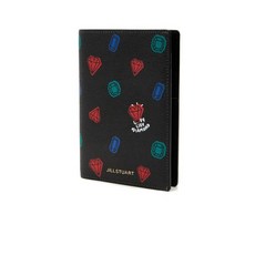 질스튜어트 악세서리 19FW [NEW PETIT DIAMOND] 블랙 뉴 쁘띠 다이아몬드 패턴 여권 지갑 JAHO9F267BK 여성중지갑