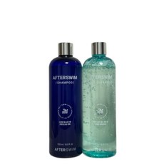 에프터스윔 수영 샴푸+바디워스 500ml 세트 수영장 염소 제거