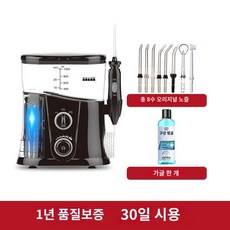 구강세척기 물치실 워터 하이드로 클리너 노즐 관리 치아 치과, A. 소독제+온도패치+구강청정제, 1개