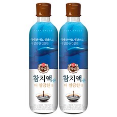 백설 참치액 순 더깔끔한맛, 900g, 2개