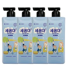 온더바디 세균아꼼짝마 향균 핸드워시 레몬버베나 480ml, 4개