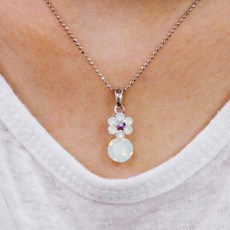 핑크오팔팬던트