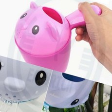 해신잡화점 뚜껑 목욕 바가지 목욕탕바가지 아기목욕용품, 블루, 1개