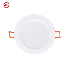 동성 LED 3인치 매입등 7W 백색 KS인증, 주백색(노란빛), 1개