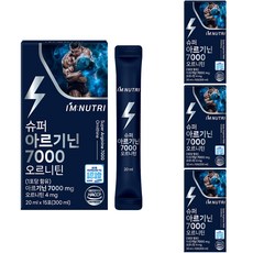 아임뉴트리 슈퍼 아르기닌 7000 오르니틴 레몬맛 액상스틱, 4개, 300ml