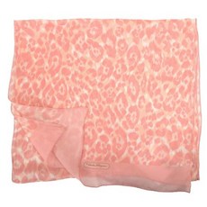 Salvatore Ferragamo 100% Silk Multi-Color Leopard Printed Women's Shawl Scarf