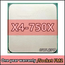 AMD 애슬론 II X4 750X 750 37G 65W AD750XOKA44HL 쿼드 코어 CPU 소켓 FM2