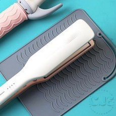 CJE 고데기 매트 고데기거치대실리콘 화장대고데기거치대, 그레이