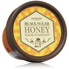 [독일] 961288 Skinfood Black Sugar Honey Wash Off Mask Pack (100 g), 단일상품
