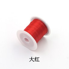 큐브리빙샵 밴딩 스판 고무줄선 컬러 크리스탈 구슬 실끈 의 스트레치코드