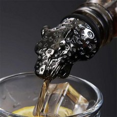 푸어러 에어레이터 액세서리 머리 클럽 와인 입 나이트 디스펜서 바 펌프 빠른 주류 합금 사슴 아연 주입 에어레이팅 도구, 16, 1개