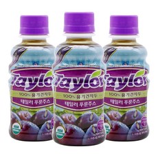 테일러 푸룬 주스, 180ml, 3개입