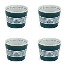 일본풍 106 소바 도자기 식당 업소용 일식집 물컵 잔 200ml 4P세트, 4개