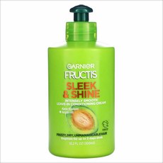 Fructis Sleek Shine Intensely Smooth Conditioning Cream Frizzy Dry Unmanageable Hair 300ml, 1개