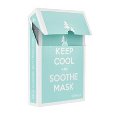 KEEP COOL Soothe Facial Mask Sheets (Box of 10) | Skin Soothing Sheet Mask for Sensitive and Irritat, 단일상품