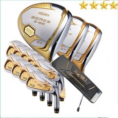골프 클럽 전체 세트 OEM 혼마 베레스 S-06 4 스타 골프 클럽 세트 드라이버 페어웨이 골프 아이언 퍼터 14 조각 가방 없음, 9.5 그래파이트 S 플렉스