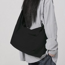 매듭포인트 유니섹스 호보백 크로스 숄더 나일론 메신저백 보부상