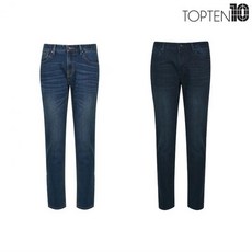탑텐 남성 테이퍼드 슬림 데님 팬츠