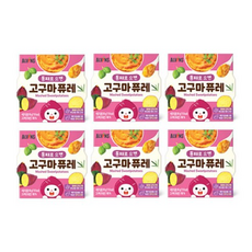 엘빈즈 통째로 으깬 곡물퓨레, 고구마, 90g, 60개