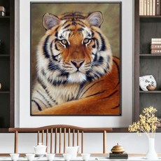 호랑이실십자수