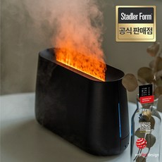 스테들러폼 불멍 초음파 가습기 BEN 벤 Amber light 벽난로 무드등 조명 효과, 벤 블랙