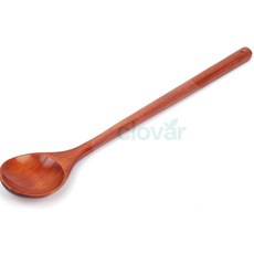 [클로버잡화] 원목 롱스푼 33CM 원목티스푼, 1개