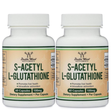 더블우드 아세틸 글루타치온 S 아세틸 L 글루타치온 S-Acetyl L-Glutathione 100 mg 60캡슐
