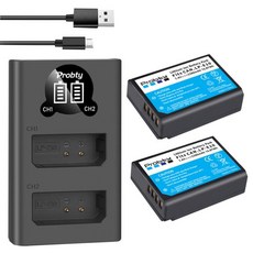 캐논 호환 EOS Rebel 디지털 카메라용 LP-E10 배터리 T3 Kiss 1100D 2280mAh, 01 2BatteryWithCharger