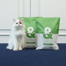 앤샌드 고양이모래 벤토나이트 베이직 6kg 1+1 먼지없는 벤토모래, 베이직 6kg x 2봉, 2개