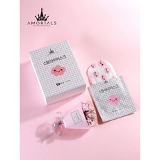 수면 안대 아모르탈 스팀 아이 마스크 열찜질 눈 피로 완화 눈주머니 수면차광 발열 케어, 01 라벤더 10매 케이스