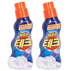 테크 바르는 얼룩제거제, 220ml, 2개 - 셔츠목때