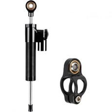 제로 10X 듀얼트론 썬더 VSET 10+ 전동 스쿠터 쇽업소버 조절이 가능한 모터사이클 스티어링 스태빌라이저 댐퍼(컬러블랙), Black