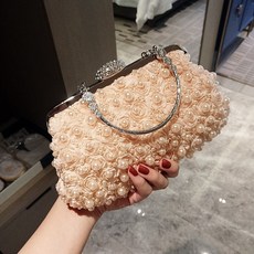 벨르비쥬 라니 플라워 진주 파티클러치