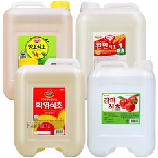 감미식초 13kg/업소용식초/화영식초/오뚜기 양조식초, 01 (웅진) 감미식초 13kg