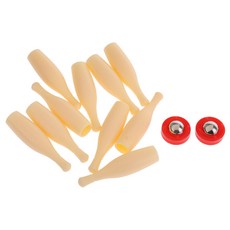 QDY 아이 10 핀 2 미는 사람 플라스틱 볼링 고정되는 실내 옥외 운동 장난감 게임