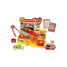 일본 호빵맨 햄버거가게 놀이 계산대 장난감 수다쟁이 햄버거