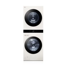 LG전자 트롬 워시타워 오브제 WL21 (건조22kg/세탁25kg), 6년약정(12개월마다 관리), 상-베이지/하-베이지