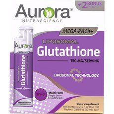 오로라 Aurora 리포조말 메가팩 글루타치온 750mg 32포 액상형