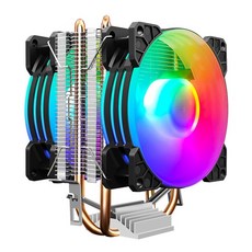 CPU 쿨러 냉각 팬 3PIN 4Pin Ventilador 조용한 인텔 775 1150 1151 1155 1200 1366 2011 X79 X99 AM3 AM4, 02 P2 MY 2FAN