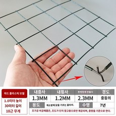 휀스 멧돼지 철망휀스 농업용 철조망 담장 울타리 메쉬 양계장 망 펜스, 에메랄드그린